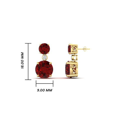 two-stone-round-ruby-with-drop-diamond-earrings-in-yellow-gold-FD-EAR11200GRUDRANGLE1-NL-YG-HW