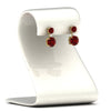 Load image into Gallery viewer, two-stone-round-ruby-with-drop-diamond-earrings-in-yellow-gold-FD-EAR11200GRUDRSTAND-NL-YG