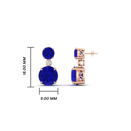 two-stone-round-sapphire-with-drop-diamond-earrings-in-rose-gold-FD-EAR11200GSABLANGLE1-NL-RG