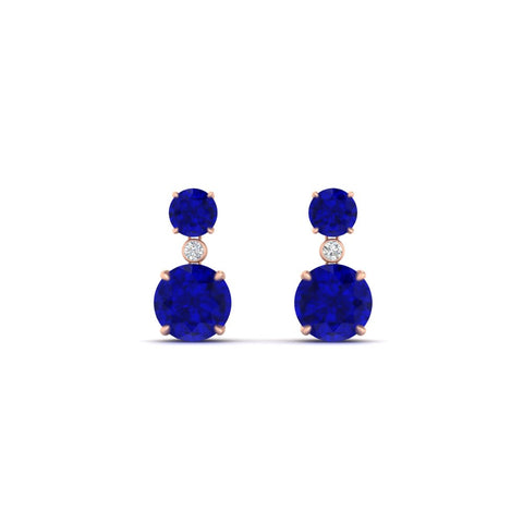 two-stone-round-sapphire-with-drop-diamond-earrings-in-rose-gold-FD-EAR11200GSABLANGLE2-NL-RG