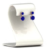 Load image into Gallery viewer, two-stone-round-sapphire-with-drop-diamond-earrings-in-rose-gold-FD-EAR11200GSABLSTAND-NL-RG