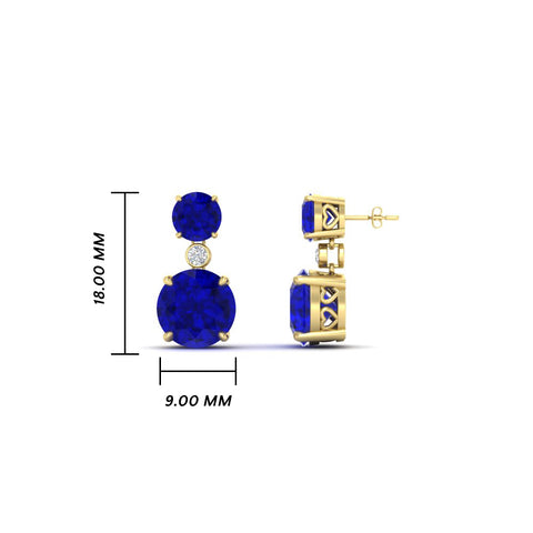 two-stone-round-sapphire-with-drop-diamond-earrings-in-yellow-gold-FD-EAR11200GSABLANGLE1-NL-YG-HW
