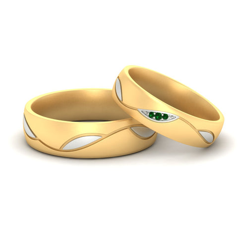 two-tone-couples-emerald-wedding-ring-sets-in-yellow-gold-fd9353bgemgrsleep-nl-yg.jpg