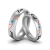 Load image into Gallery viewer, two-tone-engraved-couples-blue-topaz-wedding-band-in-white-gold-FD9354BGICBLTO-NL-WG-EG.jpg