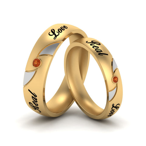 two-tone-engraved-couples-orange-sapphire-wedding-band-in-yellow-gold-FD9354BGSAOR-NL-YG-EG.jpg