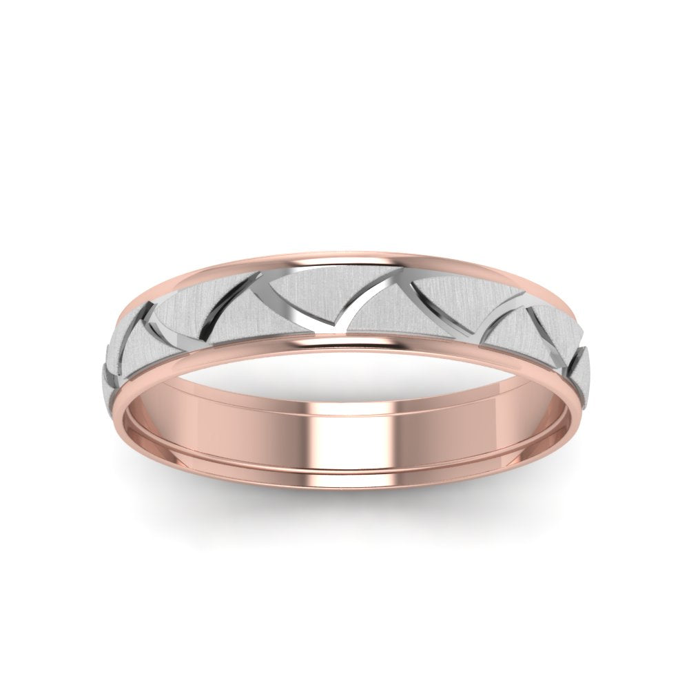 Triangular Pattern Band – Fascinating Diamonds