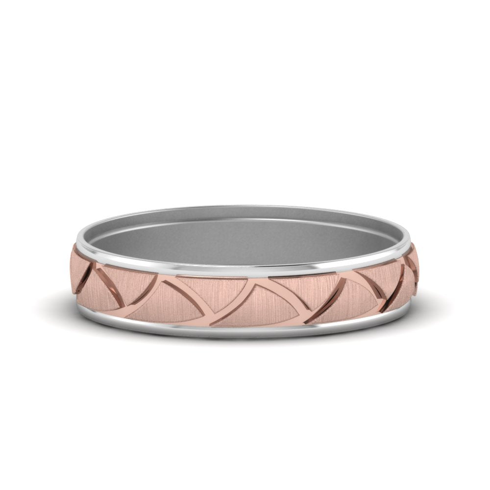 two-tone-engraved-wedding-band-in-14K-white-gold-FDLWM1200B-NL-WG