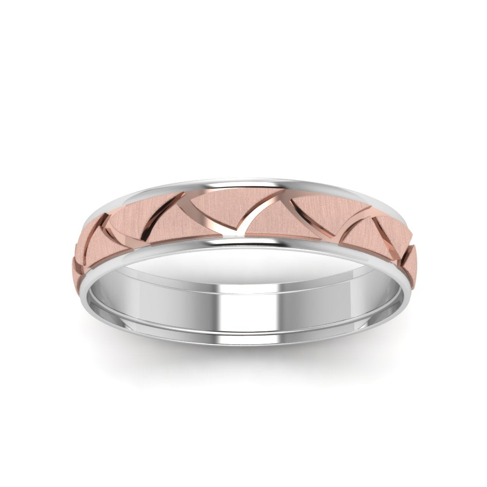 two-tone-engraved-wedding-band-in-14K-white-gold-FDLWM1200BANGLE5-NL-WG