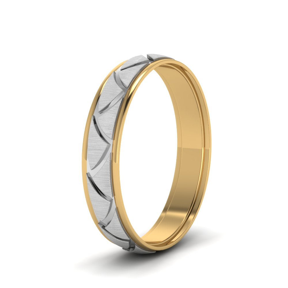 two-tone-engraved-wedding-band-in-14K-yellow-gold-FDLWM1200BANGLE2-NL-YG