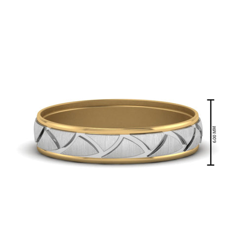 two-tone-engraved-wedding-band-in-yellow-gold-FDLWM1200B-NL-YG-HW