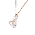 Load image into Gallery viewer, twogether-2-stone-diamond-ribbon-pendant-in-FDPD11486ANGLE1-NL-RG

