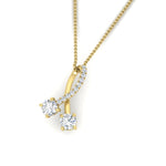 Load image into Gallery viewer, twogether-2-stone-diamond-ribbon-pendant-in-FDPD11486ANGLE1-NL-YG
