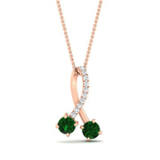 twogether-2-stone-diamond-ribbon-pendant-with-emerald-in-rose-gold-FDPD11486GEMGRANGLE1-NL-RG
