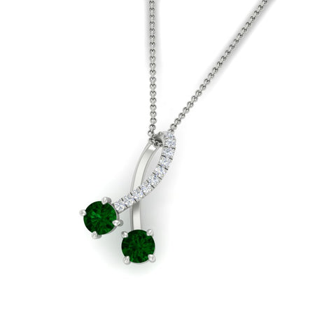 twogether-2-stone-diamond-ribbon-pendant-with-emerald-in-white-gold-FDPD11486GEMGRANGLE3-NL-WG