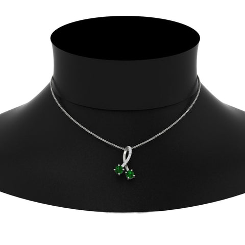 twogether-2-stone-diamond-ribbon-pendant-with-emerald-in-white-gold-FDPD11486GEMGRNECK-NL-WG