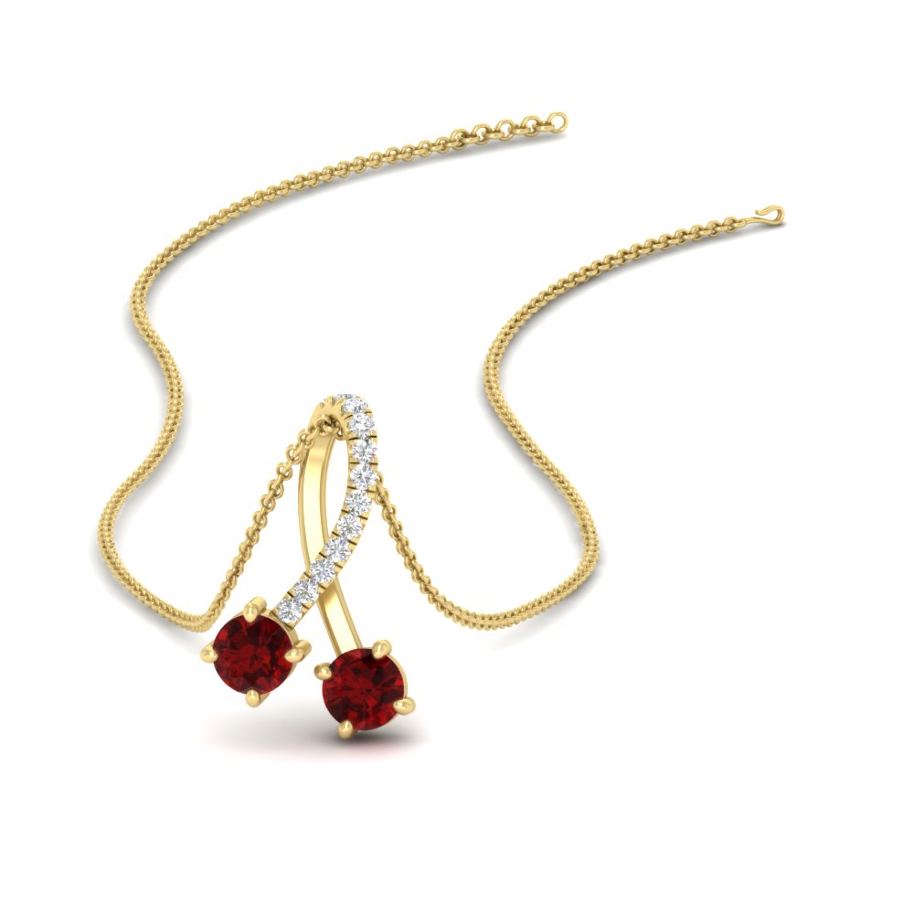 twogether-2-stone-diamond-ribbon-pendant-with-ruby-in-FDPD11486GRUDRANGLE1-NL-YG