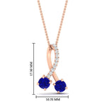 Load image into Gallery viewer, twogether-2-stone-diamond-ribbon-pendant-with-sapphire-in-FDPD11486GSABLANGLE1-NL-RG
