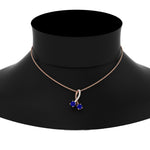 Load image into Gallery viewer, twogether-2-stone-diamond-ribbon-pendant-with-sapphire-in-FDPD11486GSABLANGLE1-NL-RG
