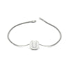 Load image into Gallery viewer, Alphabet disc diamond bracelet