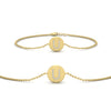 Load image into Gallery viewer, Alphabet disc diamond bracelet