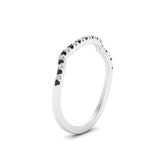 Load image into Gallery viewer, U Prong Curved Wedding Band

