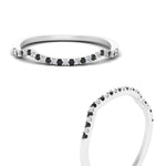 Load image into Gallery viewer, U Prong Curved Wedding Band
