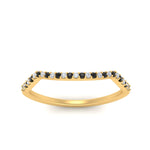 Load image into Gallery viewer, U Prong Curved Wedding Band
