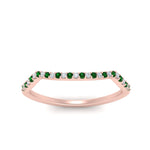 Load image into Gallery viewer, U Prong Curved Wedding Band
