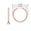 Load image into Gallery viewer, u-prong-hoop-diamond-earring-in-rose-gold-FD-EAR10803ANGLE1-NL-RG
