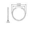 Load image into Gallery viewer, u-prong-hoop-diamond-earring-in-white-gold-FD-EAR10803ANGLE1-NL-WG