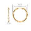 Load image into Gallery viewer, u-prong-hoop-diamond-earring-in-yellow-gold-FD-EAR10803ANGLE1-NL-YG