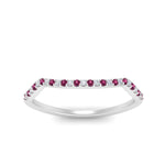 Load image into Gallery viewer, U Prong Curved Wedding Band
