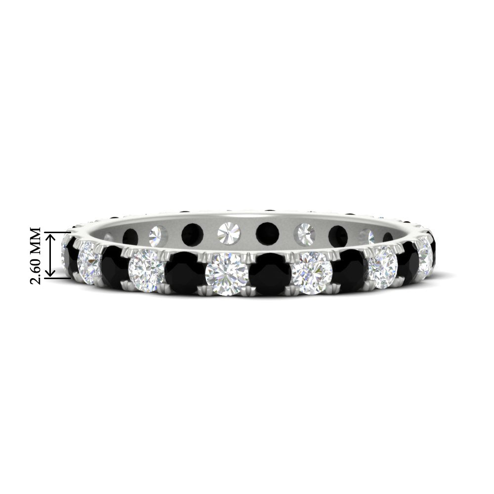 U Prong Round Eternity Band One Carat