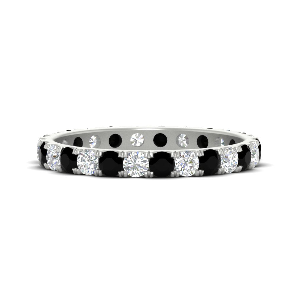 U Prong Round Eternity Band One Carat