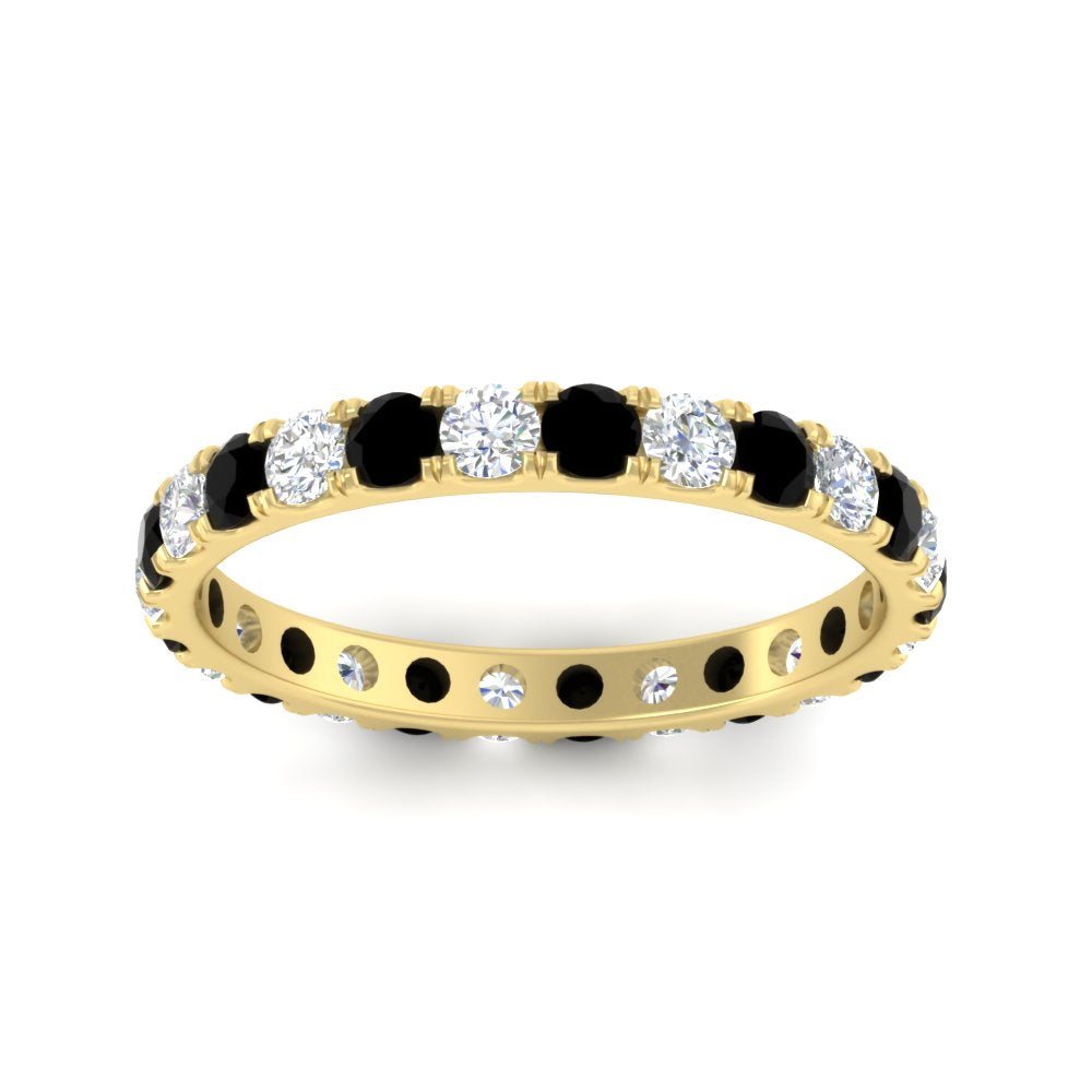 U Prong Round Eternity Band One Carat