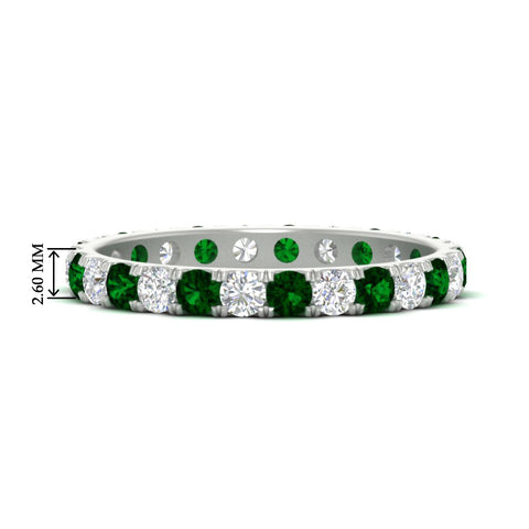 u-prong-round-diamond-eternity-band-one-carat-emerald-in-white-gold-FDEWB8371GEMGR-1.00CT-NL-WG-HW