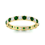 Load image into Gallery viewer, U Prong Round Eternity Band One Carat
