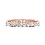 Load image into Gallery viewer, U Prong Round Eternity Band One Carat
