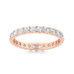 Load image into Gallery viewer, U Prong Round Eternity Band One Carat

