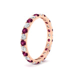 Load image into Gallery viewer, U Prong Round Eternity Band One Carat
