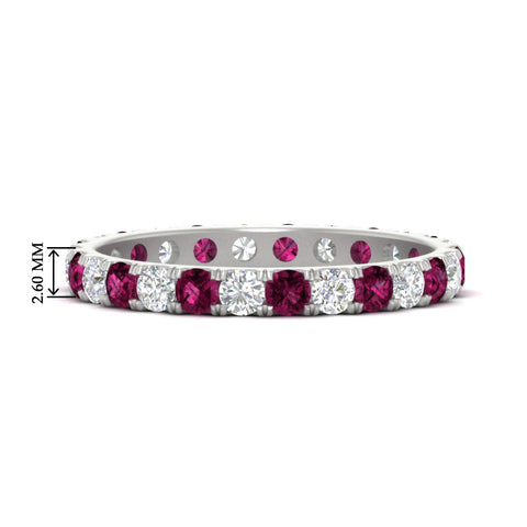 u-prong-round-diamond-eternity-band-one-carat-pink-sapphire-in-white-gold-FDEWB8371GSADRPI-1.00CT-NL-WG-HW