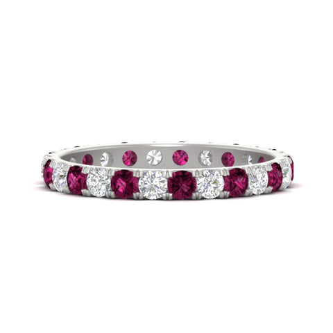 u-prong-round-diamond-eternity-band-one-carat-pink-sapphire-in-white-gold-FDEWB8371GSADRPI-1.00CT-NL-WG