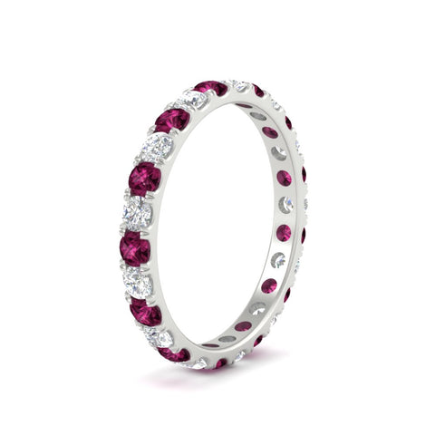 u-prong-round-diamond-eternity-band-one-carat-pink-sapphire-in-white-gold-FDEWB8371GSADRPIANGLE2-1.00CT-NL-WG