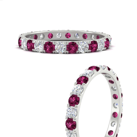 u-prong-round-diamond-eternity-band-one-carat-pink-sapphire-in-white-gold-FDEWB8371GSADRPIANGLE3-1.00CT-NL-WG