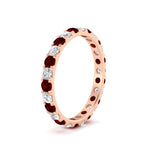 Load image into Gallery viewer, U Prong Round Eternity Band One Carat
