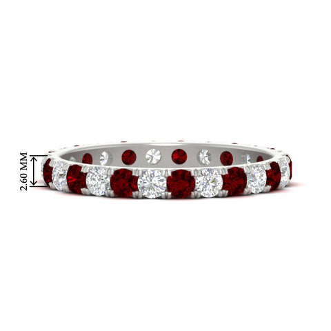 u-prong-round-diamond-eternity-band-one-carat-ruby-in-white-gold-FDEWB8371GRUDR-1.00CT-NL-WG-HW