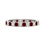 Load image into Gallery viewer, U Prong Round Eternity Band One Carat
