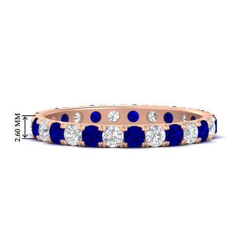 u-prong-round-diamond-eternity-band-one-carat-sapphire-in-rose-gold-FDEWB8371GSABL-1.00CT-NL-RG-HW