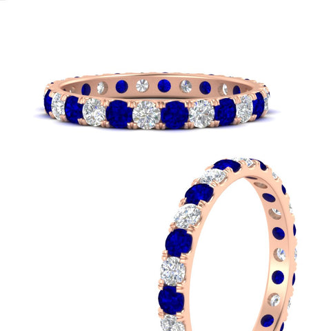 u-prong-round-diamond-eternity-band-one-carat-sapphire-in-rose-gold-FDEWB8371GSABLANGLE3-1.00CT-NL-RG