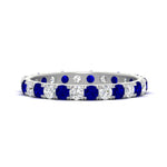 Load image into Gallery viewer, U Prong Round Eternity Band One Carat
